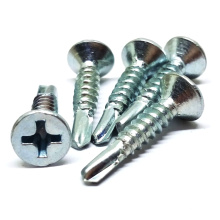 self drilling countersunk phillips tek screws